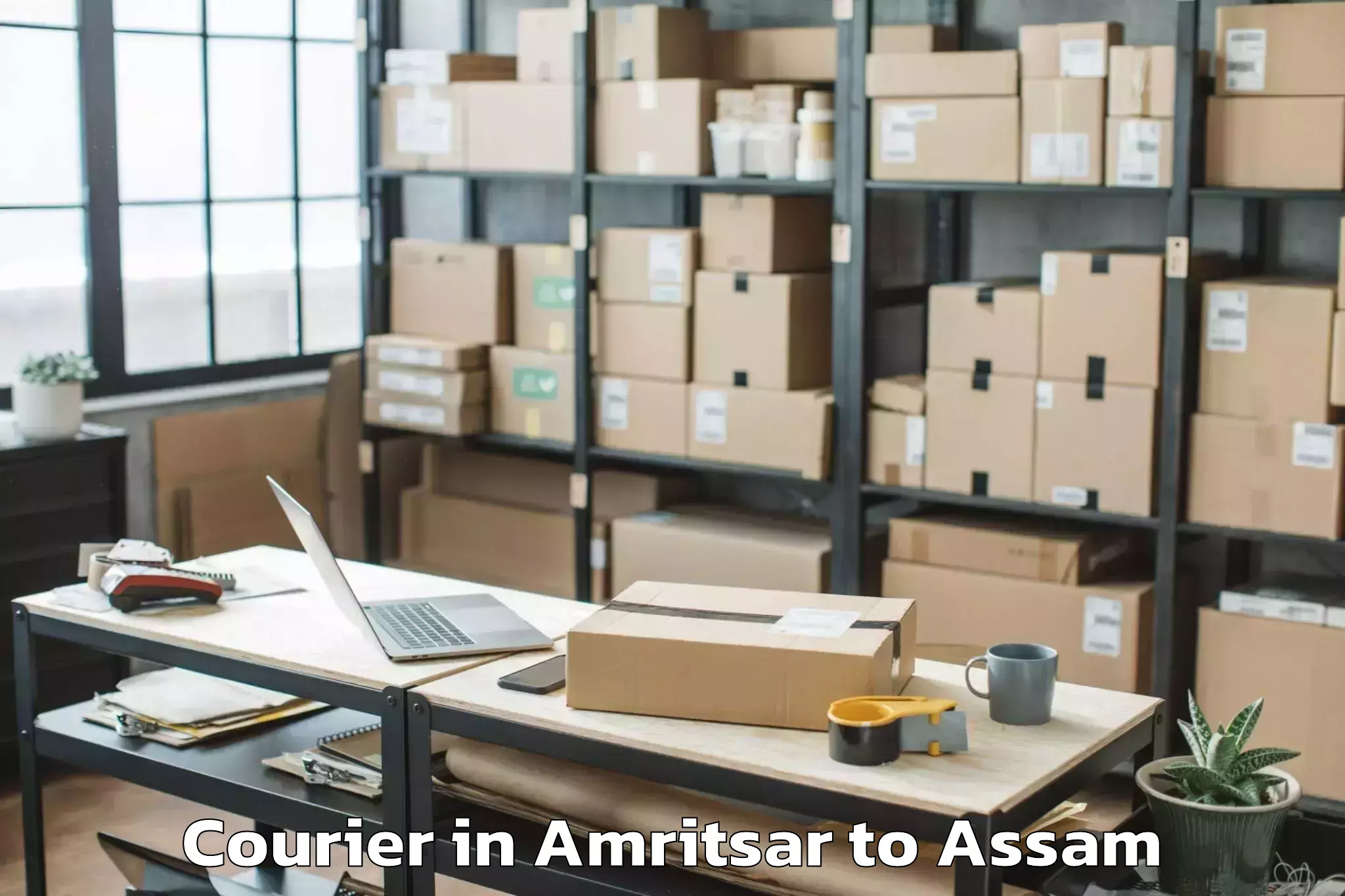 Get Amritsar to Mankachar Courier